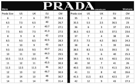 prada size conversion